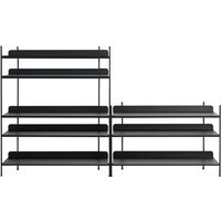 Muuto Compile schappensysteem - zwart - Configuratie 7