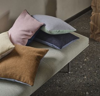 Muuto Mingle Kussen - copper brown/light blue - 35 x 55 cm