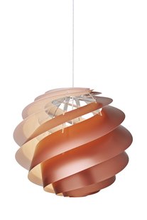 Le Klint Swirl 3 hanglamp - koper - L