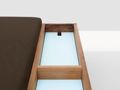 Zeitraum Doze bed - Eiken - Steelcut 2 - zwart - 200 x 200 cm