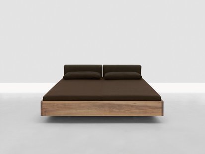 Zeitraum Doze bed - amerikaans noutenhout - Steelcut 2 - zwart - 180 x 200 cm