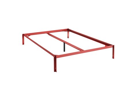 HAY Connect Bed - 140 x 200 cm - maroon red