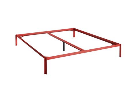 HAY Connect Bed - maroon red - 180 x 200 cm