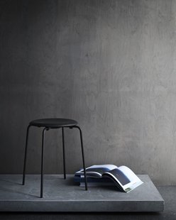 Fritz Hansen Dot Kruk - zwart leder