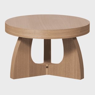 WOOOD Ronde Bijzettafel 'Tala' 55cm, kleur Naturel