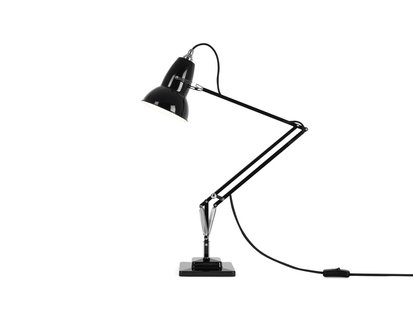 Anglepoise Original 1227™ Bureaulamp - jet zwart - Ked - met tafelvoet