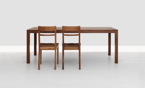 Zeitraum Blue stoel - Amerikaans Notenhout