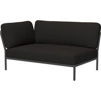 HOUE LEVEL loungebank - Sunbrella Heritage - Char - Armleuning links