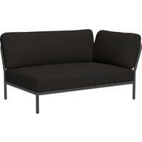HOUE LEVEL loungebank - Sunbrella Heritage - Char - Armleuning rechts