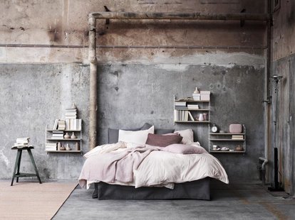 String Furniture Pocket plankenrek - Eiken