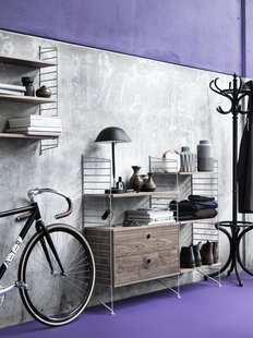 String Furniture Floor Side Panel - 115 x 30 cm - afzonderlijk - wit