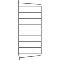 String Furniture Rek wandladder - 50 x 20 cm - set van 2 - dark grey