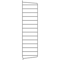 String Furniture Rek wandladder - dark grey - set van 2 - 75 x 20 cm