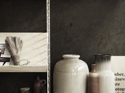 String Furniture Tijdschriftenrek hout - 78 x 30 cm - Eiken