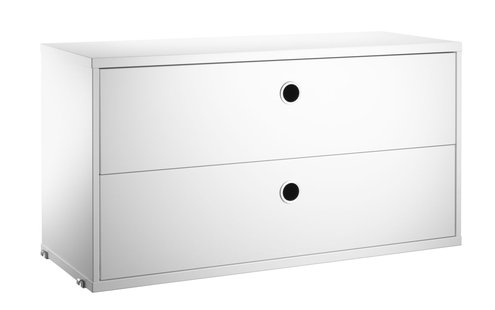 String Furniture Ladeblok - 78 x 42 x 30 cm - wit