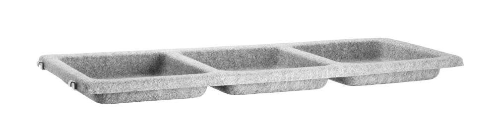 String Furniture Opbergvakjes- vilt - lichtgrijs, vilt