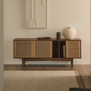 Kave Home Dressoir 'Elan' Notenhout, 180cm