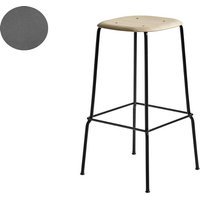 HAY Soft Edge 30 Bar Stool - 75 cm - zwart - soft black
