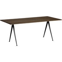 HAY Pyramid tafel - geolied gerookt eik - zwart - 190 cm