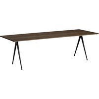 HAY Pyramid tafel - geolied gerookt eik - zwart - 250 cm