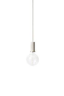 Ferm Living Socket hanglamp - laag - lichtgrijs