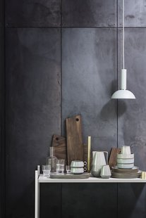 Ferm Living Socket hanglamp - hoog - lichtgrijs