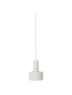Ferm Living Socket hanglamp - wit - laag