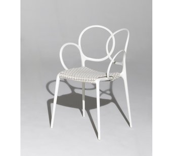 Driade Sissi armleunstoel - wit