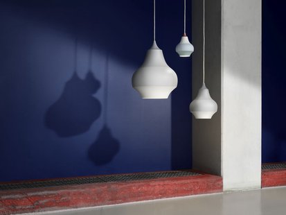 Louis Poulsen Cirque hanglamp - Meerkleurig - M - Koperkleurig bovenstuk - grijs - één kleur - M