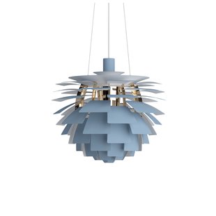 Louis Poulsen PH Artichoke Hanglamp - LouisPoulsen_PHArtichokeDustyBlueBrassMetallised - M