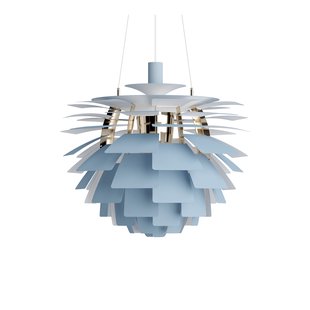 Louis Poulsen PH Artichoke Hanglamp - LouisPoulsen_PHArtichokeDustyBlueBrassMetallised - L