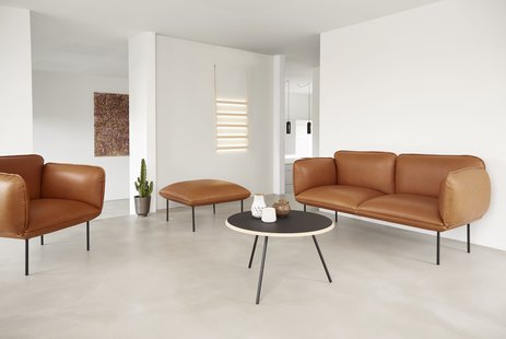 Woud Soround Tafel - laminaat zwart - Ø 75 x H 49