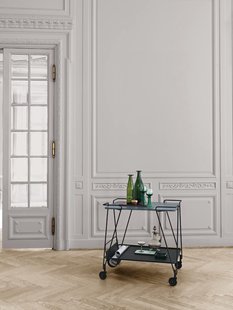 Gubi Matégot trolley - midnight black