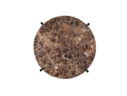 Gubi TS Salontafel - Marmer - Marrone Emperado - messing - 40 cm