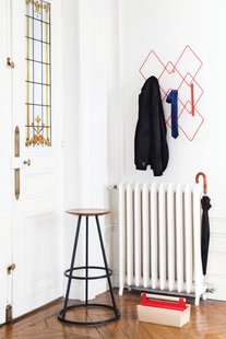 Harto Grand Gustave barkruk - leigrijs - Hoogte 65 cm