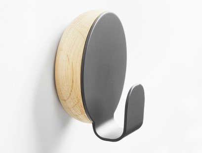 Woud Haak wandhaak - grijs