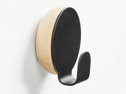 Woud Haak wandhaak - zwart