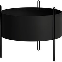 Woud Pidestall Bloempot - zwart - M