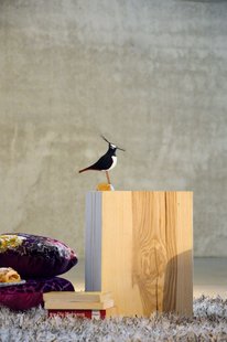 Jan Kurtz Block Kruk rond - Hoogte 38 cm - Essen - naturel