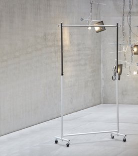 Jan Kurtz Boston Garderobe - wit/verchroomd