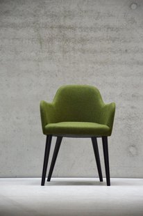 Jan Kurtz Flaminia Fauteuil - Eiken - mosgroen