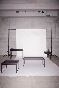 Jan Kurtz Pizzo Bijzettafel - eiken natuur - roestvrij staal - 40 x 52 x 40 cm