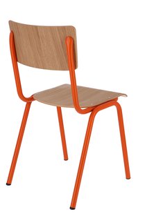 Jan Kurtz Zero stoel - eiken - oranje