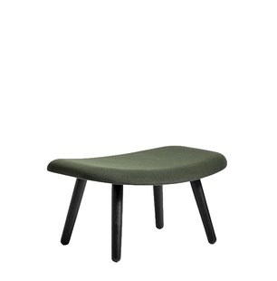 HAY About A Lounge Ottoman AAL 03 - zwarte lak op waterbasis - Hallingdal 180 - zwart gevlekt