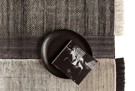 Nanimarquina Tress vloerkleed - zwart - 170 x 240 cm