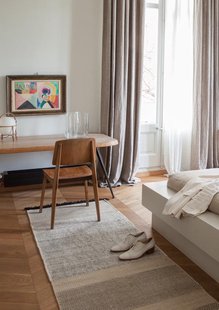 Nanimarquina Stripes vloerkleed - black - 170 x 240 cm