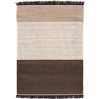 Nanimarquina Stripes vloerkleed - chocolate - 170 x 240 cm