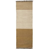 Nanimarquina Stripes vloerkleed - ochre - 80 x 240 cm