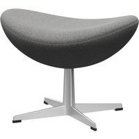 Fritz Hansen Das Ei Voetbank - ReWool 108 wol wit/natuur - aluminium
