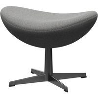 Fritz Hansen Das Ei Voetbank - ReWool 108 wol wit/natuur - zwart
